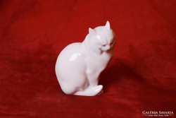 Macska - Herendi porcelán