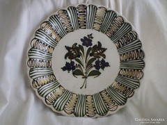 Antique ceramic wall plate