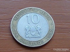 KENYA 10 SHILLINGS 1995 ARAP MOI +V