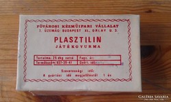 Retro " Plasztilin játékgyurma " 1978 bontatlan !