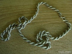Antik csavart mintás ezüst nyaklánc
