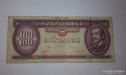 100 forint 1984-es bankjegy ,forditott hátlapi tulipán!