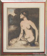 Vadász Endre: Akt (Renoir után),1930-as évek