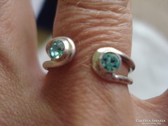Különleges kék köves ezüst gyűrű