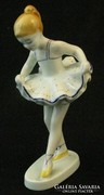 Hollóházi porcelán balett táncos kislány