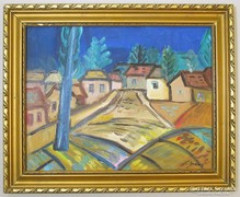 Barcsay Jenő (1900-1988) keretezett festmény