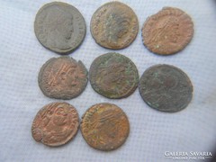 8db ritka római pénz.