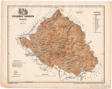 Udvarhely vármegye térkép 1899, Magyarország atlasz (a)