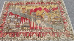 Egyedi Aláírt Kézi csomózású Perzsa szőnyeg