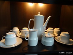Bohémia aranyozott szélű kávés teás cappucinós készlet