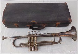 Ezüstözött antik Lignatore hangszer 