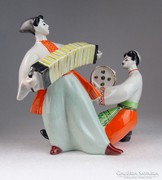 0M649 Kétalakos táncoló orosz porcelán figura