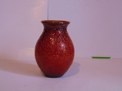 Zsolnay pajzspecsétes repesztett váza
