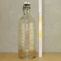 "Salgótarjáni Üveggyár R.T." ásványvizes üveg