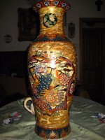 Keleti nagy méretű porcelán váza 62 cm !