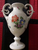 Nagyméretű Herendi porcelán váza hibátlan 32cm magas.