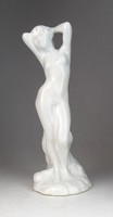 0N103 Jelzett porcelán női akt figura 24 cm