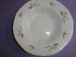 Lila barackvirágos zsolnay tányér