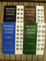H. A. Seaby : Roman silver coins , római ezüst pénzek I-IV. teljes