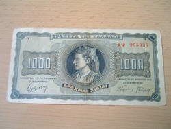 GÖRÖG 1000 DRACHMAI 1942