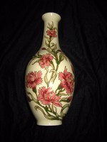 Zsolnay  váza  27 cm hibátlan  , kézi festés