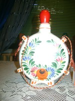 Old ceramic water bottle, botella