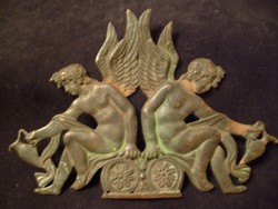 Bútorhoz is bronz veretes mitológiai ritkaság!
