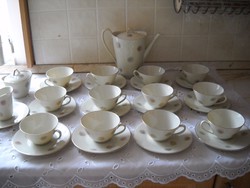 Porcelán teáskészlet 12 személyes hiánytalan, hibátlan eladó! Jelzett, számozott!