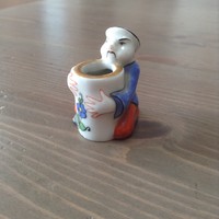 Antik óherendi miniatűr kínai porcelán figura