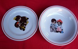 Zsolnay Moncsicsi gyermek tányérok 