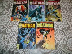 Öt darab 1990-es BATMAN képregény