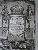 1779 Engraving: crown reminder coffin of the King of Hungary binder buda