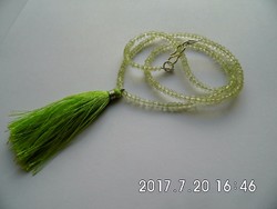 Zöld ametiszt nyaklánc