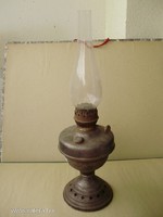 Antik lámpagyári 50cm magas petróleum lámpa