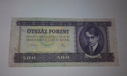 500 forint 1975-ös  nagyon szép ropogós  bankjegy  !