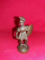 Antik réz római harcost formázó játék katona /sakkfigura figura 7 cm