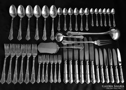 PEDRO DURAN antik ezüst evőeszköz / étkészlet