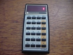 retro Texas Instrument TI-1250 ledes számológép