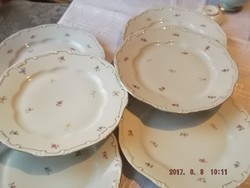 Zsolnay nagyon ritka tányérok lapos 6 darab