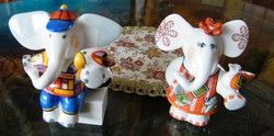   Villeroy&Boch 2 db porcelán elefánt "bébi" Villeroy&Boch