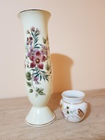 Figyelem,kiárusítás!! Gyönyörű 27cm-es Zsolnay váza+kaspó együtt!!