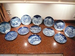 13 darabos gyütemény Bradex Bavária tányérok 1981-1993ig