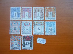 10 DB 1-100 FORINTNÉPI MOTÍVUMOK  C258