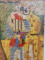 Mattioni Eszter festmény mozaik.art deco alakok.