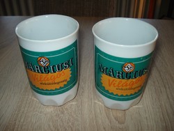 Zsolnay porcelán sörös csészék( 2 db)