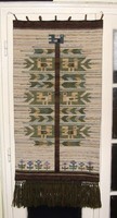 Gyönyörű gyapjú falvédő falikárpit / faliszőnyeg Németh Éva