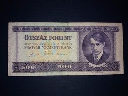500 forint 1990-es  nagyon szép ropogós  bankjegy  !