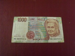 Olasz 1000 líra