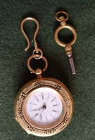 antik arany női függő kulcsos óra eladó