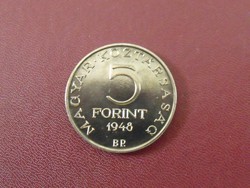 Ezüst Petőfi 5 Forint 1948